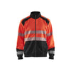 BLAKLADER 35582528 Hi Vis Reflective Full Zip Work Sweatshirt MEN - Brushed Inside