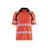 BLAKLADER 35951013 HI VIS UV PROTECTED POLO SHIRT Hi Vis Reflective Short Sleeve Work Polo MEN - 100% Polyester