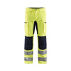 BLAKLADER 15851811 | Hi Vis trousers with stretch Hi Vis Reflective Work Trousers Men - Class 2 Certified