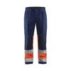 BLAKLADER 15511811 | Hi Vis Trousers with Stretch Hi Vis Reflective Work Trousers Men - 65% Polyester