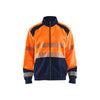 BLAKLADER 35582528 Hi Vis Reflective Full Zip Work Sweatshirt MEN - Brushed Inside