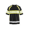 BLAKLADER 33371051 HI VIS T SHIRT Hi Vis Reflective Short Sleeve Work T-Shirt MEN - 100% Polyester