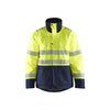 BLAKLADER 45171534 Multinorm Winter Jacket Hi Vis Reflective Winter Work Jacket MEN - Flame Resistant