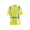 BLAKLADER 33821011 UV T SHIRT HI VIS Hi Vis Reflective Short Sleeve Work T-Shirt MEN - 100% Polyester