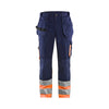 BLAKLADER 15291860 | Hi Vis Trousers Hi Vis Reflective Work Trousers Men - twill fabric