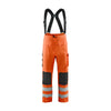 BLAKLADER 13022003 Rain Trousers Hi Vis LEVEL 2 Hi Vis Reflective Work Trousers Men - Waterproof