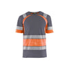 BLAKLADER 34211030 Hi Vis T shirt Hi Vis Reflective Short Sleeve Work T-Shirt MEN - 100% Cotton