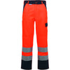 Planam Warnschutz Bundhose orange/marine 102 orange/marine - Vorschaubild