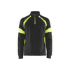 BLAKLADER 35501158 Hi Vis Reflective Half-zip Work Sweatshirt MEN - 100% Cotton