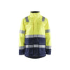 BLAKLADER 44671514 Multinorm Winter Parka Hi Vis Reflective Parka Work Jacket MEN - Flame Retardant