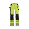 BLAKLADER 71971642 | Women's Hi Vis trousers with 4 way stretch Hi Vis Reflective Work Trousers Women - Water Repellent