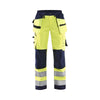 BLAKLADER 71672517 | Women's Hi Vis Softshell Trousers Hi Vis Reflective Work Trousers Women - Waterproof