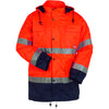 Planam Warnschutz Parka orange/marine 4XL orange/marine - Vorschaubild