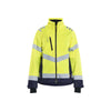 BLAKLADER 47611977 Women's Hi Vis Shell Jacket Hi Vis Reflective Shell Work Jacket WOMEN - Waterproof