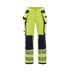 BLAKLADER 71971642 | Women's Hi Vis trousers with 4 way stretch Hi Vis Reflective Work Trousers Women - Water Repellent