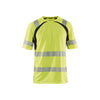 BLAKLADER 33971013 Hi Vis UV protected T shirt Hi Vis Reflective Short Sleeve Work T-Shirt MEN - 100% Polyester
