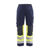 BLAKLADER 71811514 | Women's Multinorm trousers Hi Vis Reflective Work Trousers Women - Antistatic