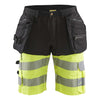 BLAKLADER 15961811 | Hi Vis shorts with stretch Hi Vis Reflective Work Shorts Men - Stretch Fabric