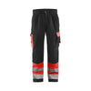 BLAKLADER 15841860 | Hi Vis Trousers Hi Vis Reflective Work Trousers Men - Twill Fabric