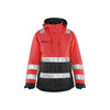 BLAKLADER 48721987 Women's Hi Vis Winter Jacket Hi Vis Reflective Work Jacket WOMEN - Waterproof