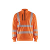 BLAKLADER 35642538 Hi Vis Reflective Half-zip Work Sweatshirt MEN - Breathable