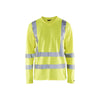 BLAKLADER 33811070 Hi Vis UV Long Sleeved T shirt Hi Vis Reflective Long Sleeve Work T-Shirt MEN - UV Protection