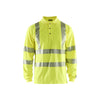 BLAKLADER 34391741 Multinorm long sleeved polo Hi Vis Reflective Long Sleeve Work Polo MEN - Flame Retardant