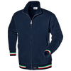 TRICOLORE SWEATSHIRT - 100% Cotton - Full-Length Metal Zipper - Italian Flag Finishing - Image 1