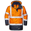 MOTORWAY SPLIT JACKET - Class 3 - Hi-Vis - PU Coated Polyester - Image 1