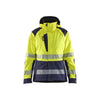 BLAKLADER 44361987 Women’s Hi Vis Shell Jacket Hi Vis Reflective Shell Work Jacket WOMEN - Waterproof