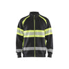 BLAKLADER 35511158 Hi Vis Sweater Hi Vis Reflective Full-zip Work Sweatshirt MEN - 100% Cotton