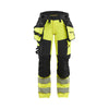 BLAKLADER 70221648 Women's Hi Vis trousers 4 way stretch Hi Vis Reflective Work Trousers Women - double weave