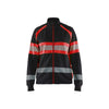 BLAKLADER 35051158 Hi Vis Reflective Full-zip Work Sweatshirt WOMEN - 100% Cotton