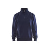 BLAKLADER 33651048 Sweatshirt With Collar Half-zip Work Sweatshirt MEN - Brushed Inside