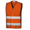SIR SAFETY STRAP Hi Vis Reflective Work Waistcoat MEN - Double Velcro Fastening