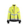 BLAKLADER 47611977 Women's Hi Vis Shell Jacket Hi Vis Reflective Shell Work Jacket WOMEN - Waterproof