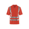 BLAKLADER 33911011 UV Polo Shirt Hi Vis Hi Vis Reflective Short Sleeve Work Polo MEN - 100% Polyester