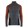 Blaklader 46991736 Underwear zip neck top XWARM, 100% Merino - 469917369659