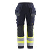 Blaklader BLAKLADER 71851512 | Women's Multinorm inherent trousers with Stretch Hi Vis Reflective Work Trousers Women - Ripstop Fabric - 718515128933
