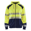 Blaklader BLAKLADER 35462528 Hi Vis Hoodie Hi Vis Reflective Hoodie Work Sweatshirt MEN - Breathable - 354625283389