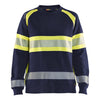 Blaklader BLAKLADER 34091158 Hi Vis Reflective Sweatshirt WOMEN - 100% Cotton - 340911588933