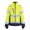 Blaklader BLAKLADER 47611977 Women's Hi Vis Shell Jacket Hi Vis Reflective Shell Work Jacket WOMEN - Waterproof - 476119773389
