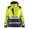 Blaklader BLAKLADER 44361987 Women’s Hi Vis Shell Jacket Hi Vis Reflective Shell Work Jacket WOMEN - Waterproof - 443619873389