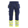 Blaklader BLAKLADER 11301149 | Hi vis Trousers Stretch Hi Vis Reflective Work Trousers Men - Cordura Denim - 113011498933