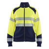 Blaklader BLAKLADER 35082528 Hi Vis Reflective Half-zip Work Sweatshirt WOMEN - Brushed Inside - 350825283389