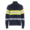 Blaklader BLAKLADER 34621762 MULTINORM Hi Vis Reflective Full-Zip Work Sweatshirt MEN - Flame Retardant - 346217628933