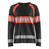 Blaklader BLAKLADER 35101030 Hi Vis Long Sleeved T Shirt Hi Vis Reflective Long Sleeve Work T-Shirt MEN - 100% Cotton - 351010309955
