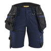 Blaklader BLAKLADER 71751149 STRIKER Women's Craftsman Shorts with Stretch Work Shorts Women - Cordura Denim - 717511498699