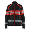 Blaklader BLAKLADER 35051158 Hi Vis Reflective Full-zip Work Sweatshirt WOMEN - 100% Cotton - 350511589955