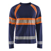 Blaklader BLAKLADER 35101030 Hi Vis Long Sleeved T Shirt Hi Vis Reflective Long Sleeve Work T-Shirt MEN - 100% Cotton - 351010308853
